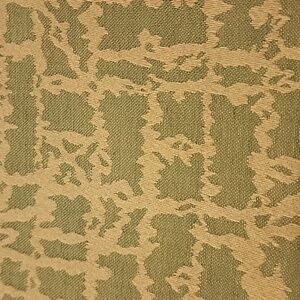 TABLECLOTH VINTAGE Thick 52" X 96" REVERSIBLE Green On Gold Or Gold On Green